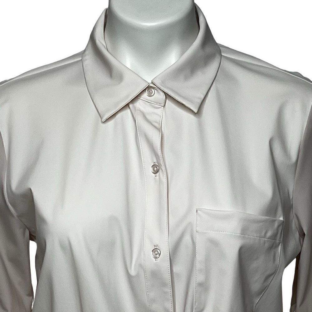 Lysse Elsie Pink Color Block Drawstring Shirt Siz… - image 3